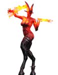  agony(copyright) breasts demon female fire monster nipples onoskelis solo 