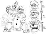  2016 animatronic anthro bear belly big_belly black_and_white cake candle clothed clothing digital_drawing_(artwork) digital_media_(artwork) duo eyewear five_nights_at_freddy&#039;s food force_feeding forced funtime_freddy_(fnafsl) furii glasses hair hi_res human hypnosis lagomorph machine male mammal mind_control monochrome open_mouth overweight pepperoni pizza puppet puppet_bonnie_(fnafsl) rabbit robot simple_background sister_location sitting smile spiral spiral_eyes stuffing teeth text torn_clothing transformation video_games weight_gain 