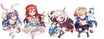  animal_ears arrow bikini blonde_hair blue_hair blush book bow_(weapon) bunny_ears bunnysuit cape chibi dress female_my_unit_(fire_emblem:_kakusei) fire_emblem fire_emblem:_kakusei fire_emblem_heroes fire_emblem_if gloves hair_ornament leon_(fire_emblem_if) leotard long_hair lucina multiple_girls my_unit_(fire_emblem:_kakusei) open_mouth polearm red_eyes red_hair silver_hair smile spear swimsuit thighhighs tiamo tiara tomato twintails veil very_long_hair weapon wedding_dress yellow_eyes zuizi 