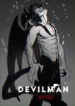  1boy abs black_hair claws demon_tail demon_wings devilman devilman_crybaby fudou_akira head_wings open_mouth sharp_teeth shirtless short_hair solo tail teeth wings 