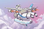  2017 aircraft airplane android big_breasts big_butt boeing breasts butt cloud delivery digital_media_(artwork) female flying frey_(vdisco) green_eyes jets living_aircraft living_machine machine nude overweight robot sky solo thick_thighs vdisco voluptuous wide_hips 