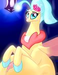  2018 absurd_res cum cum_in_pussy cum_inside female fish hi_res looking_at_viewer marine my_little_pony my_little_pony_the_movie presenting princess_skystar pussy pussy_juice seahorse signature simple_background smile solo spread_pussy spreading xera_wraps_(artist) 