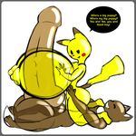  anthro balloon balls big_balls big_breasts breasts canine dialog drooling english_text female fox happy huge_breasts huge_penis hyper hyper_balls hyper_breasts hyper_penis male mammal nintendo norithics penis pikachu plain_background pok&#233;mon pok&#233;morph pokemon saliva text titfuck translucent video_games white_background 