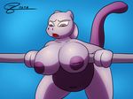  anthro belly big_belly big_breasts breasts female j5furry legendary_pok&eacute;mon mewtwo nintendo pok&eacute;mon pok&eacute;mon_(species) pregnant purple_eyes simple_background solo video_games 