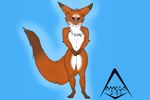  anthro big_ears big_eyes blue_eyes canine collar_fur cub cute fox fur girly lam_grayson long_tail looking_at_viewer male mammal omega238 orange_fur pink_nose red_fox red_fur safe simple_background small_paws solo tiny_paws vulpes_vulpes white_fur wide_hips young 