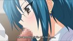  animated blue_hair fellatio glasses head kurokawa_sera lovely_x_cation oral_sex tease 