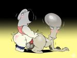  alien american_dad anal anal_penetration anthro balls canine dog duo family_guy jasper_(family_guy) knot male male/male mammal penetration penis roger_smith satsui-n0-had0u 