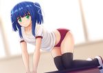  gym_uniform kagimura_hazuki kazenokaze marchen_madchen thighhighs 