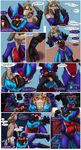  ! 2016 3_toes 4_arms 4_fingers ? absurd_res animate_inanimate anthro avian beak blue_hair blush brown_fur bulge caprine clothed clothing comic costume dialogue digital_drawing_(artwork) digital_media_(artwork) duo english_text faru fur furry_character_wearing_fursuit fursuit goat green_sclera gryphon hair hi_res horn hypnosis living_clothing living_fursuit male male/male mammal mind_control multi_arm multi_limb nearu-senpai nerd_(character) open_mouth orange_sclera red_eyes sequence speech_bubble spiral spiral_eyes teeth text toes 