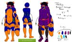  clothing feline footwear girly hybrid jackie_(jackiepancoon) jackiepancoon legwear looking_at_viewer male mammal model_sheet ms_paint panther procyonid raccoon shoes socks solo speaker stockens stockings 