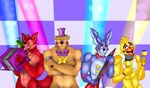  2018 absurd_res animatronic avian bear bird canine chicken feathers female five_nights_at_freddy&#039;s fox freddy_fazbear&#039;s_pizzeria_simulator guitar hi_res lagomorph machine male mammal microphone musical_instrument nightmare220 parrot rabbit robot rockstar_bonnie_(fnaf) rockstar_chica_(fnaf) rockstar_foxy_(fnaf) rockstar_freddy_(fnaf) video_games yellow_feathers 