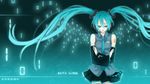  aqua_eyes aqua_hair hatsune_miku tie twintails vocaloid wings 