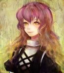  bad_id bad_pixiv_id gradient_hair hijiri_byakuren katari long_hair multicolored_hair solo touhou yellow_eyes 