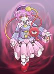  eyes image_sample kitsan komeiji_satori mechanization medarot orange_eyes pink_hair pixiv_sample short_hair solo touhou 