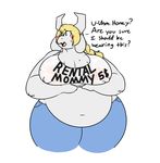  anthro asgore_dreemurr big_breasts blush boss_monster breasts caprine clothing crossgender cute erect_nipples female goat horn mammal monster navel nipples overweight pants rental_mommy_shirt robertge shirt slightly_chubby solo tight_clothing undertale video_games 