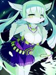  artist_request character_request dog fullbokko_heroes furry green_hair long_hair maid open_mouth teal_eyes 