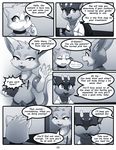  cervine comic darkmirage mammal monochrome quetzalli_(character) 