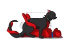  ambiguous/ambiguous ambiguous_gender black_fur cat collar feline firestar_(warriors) fur mammal penetration red_fur scourge_(warriors) thathornycat warriors_(cats) 