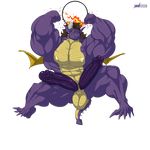  alpha_channel anthro balls big_penis danandnite dragon erection flexing growth hair horn male multi_penis muscle_growth muscular muscular_male nipples nude open_mouth penis simple_background solo spyro spyro_the_dragon transparent_background video_games wings 