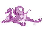  after_sex anthro anus apes breasts female looking_back monochrome nintendo nipples nude pok&eacute;mon pok&eacute;mon_(species) pussy salazzle sketch smile solo thick_thighs video_games 