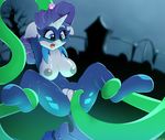  absurd_res anthro breasts clothing digital_media_(artwork) equine female friendship_is_magic hair hi_res horn mammal my_little_pony n0nnny open_mouth outside power_ponies_(mlp) pussy radiance_(mlp) rarity_(mlp) restrained solo spread_legs spreading tentacles torn_clothing unicorn 