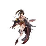  artist_request black_hair breasts bridal_gauntlets burnt_clothes cleavage damaged detached_sleeves forehead_protector full_body hull_shoes large_breasts legs loafers long_hair looking_at_viewer official_art one_eye_closed parted_lips ponytail propeller red_skirt ribbon-trimmed_legwear ribbon-trimmed_sleeves ribbon_trim rigging sailor_collar shoes skirt smudge solo takao_(zhan_jian_shao_nyu) tassel thighhighs thighs torn_clothes transparent_background turret waist_cape white_legwear wide_sleeves wince yellow_eyes yellow_rope zettai_ryouiki zhan_jian_shao_nyu 