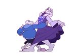  2015 animated_skeleton anthro bone boss_monster caprine cute dancing death-limes duo female fur goat male mammal sans_(undertale) skeleton toriel undead undertale video_games white_fur 