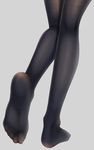 black_legwear close-up fine_fabric_emphasis grey_background gurande_(g-size) highres kneepits legs no_shoes original pantyhose simple_background soles solo standing standing_on_one_leg 