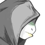  2018 anthro clothed clothing headshot_portrait hood inkyfrog male partially_colored portrait reptile scalie side_view simple_background solo spike_(tmnt) teenage_mutant_ninja_turtles turtle white_background 