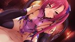  alice_soft blush breasts brown_eyes censored choukou_shinki_ixseal demon game_cg houshou_kirika long_hair navel nipples penis pink_hair ponytail sex spread_legs tagme_(artist) tail thighhighs 