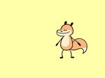  animated ballet canine dancing dipstick_tail eyes_closed fox fur keke male mammal multicolored_tail orange_fur simple_background smile solo spinning toony 