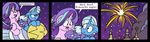  2017 bobthedalek canterlot comic equine explosion female fireworks friendship_is_magic horn mammal my_little_pony night star starlight_glimmer_(mlp) trixie_(mlp) unicorn 