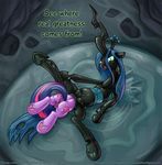  anus bdsm bondage bound butt changeling female friendship_is_magic goo lying my_little_pony navel pregnant pussy queen_chrysalis_(mlp) smudge_proof teats twilight_sparkle_(mlp) unbirthing vore 