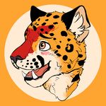  edesk facial_markings fangs feline icon jaguar maitei male mammal markings scar smile solo 
