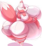  2018 anthro belly big_belly big_breasts breasts digital_media_(artwork) female garuda_six hi_res huge_breasts inflation machine mecha open_mouth simple_background 