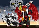  anthro bleach_(series) dragon dreamous melee_weapon mnementh sword tagme weapon yami_griffin 