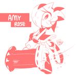  amy_rose anthro black_nose clothing english_text female gloves hair hammer hanybe hedgehog mammal short_hair simple_background smile solo sonic_(series) text tools video_games white_background 