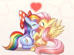  &lt;3 2018 blush cute cutie_mark duo equine eyelashes eyes_closed feathered_wings feathers female female/female feral feral_on_feral fluttershy_(mlp) friendship_is_magic hair hair_bow hair_ribbon hi_res kissing long_hair love mammal multicolored_hair my_little_pony nude pegasus peregrine pink_hair rainbow_dash_(mlp) rainbow_hair ribbons shadow simple_background sitting surprise white_background wide_eyed wing_boner wings 