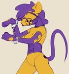  clothing female kangaroo_mouse mammal marsminer radioactive_warning rebecca_(anonpony1) rodent rubber rubber_suit solo 