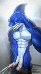  2015 abs angry bathroom big_penis blush cum cumshot diphallism dripping ejaculation fangs fish gills great_white_shark humanoid_penis looking_at_viewer male marine masturbation multi_penis muscular muscular_male orgasm penile_masturbation penis precum ripster selfie shark solo street_sharks sweat thick_thighs todex vein veiny_penis 