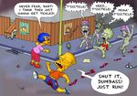  allison_taylor bart_simpson great_moaning janey_powell lisa_simpson milhouse_van_houten sherri terri the_simpsons 