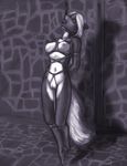  2018 anthro asphyxiation barefoot biped bound breasts detailed_background feet female greyscale hair hands_behind_back hands_tied hanged hi_res imminent_death mammal masturbation miyu monochrome navel nipples noose nude open_mouth penetration pussy rimefox rope rope_bondage rope_harness shadow skunk snuff solo tongue tongue_out torture vaginal vaginal_masturbation vaginal_penetration 