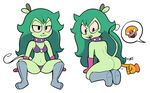  2018 5_fingers angry anthro bikini boots breasts butt choker cleavage clothed clothing collar digital_media_(artwork) dot_eyes duo fangs female fink_(ok_k.o.!_let&#039;s_be_heroes) footwear frown gloves green_hair green_skin hair half-closed_eyes kneeling long_hair looking_back machine mammal miscon mouse nude ok_k.o.!_let&#039;s_be_heroes pink_sclera presenting presenting_hindquarters raised_tail rear_view red_eyes robot rodent shannon_(ok_k.o.!_let&#039;s_be_heroes) spiked_collar spikes spread_legs spreading swimsuit thin_tail 