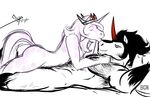  bgn body_hair crown crystal_pony_(mlp) duo equine female friendship_is_magic horn king_sombra_(mlp) male mammal monochrome my_little_pony nude radiant_hope_(mlp) unicorn 