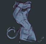  cat clothing danawolfin feline fur male mammal solo undressing 