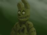  at five_nights_at_freddy&#039;s invalid_tag lagomorph mammal rabbit simple_background smile springtrap standing video_games viewer 