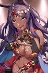  animal_ears cleavage cum fate/grand_order queen_of_sheba_(fate/grand_order) tagme 