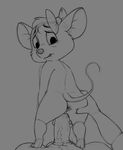  anthro anus butt cub disney female looking_at_viewer looking_back mammal mouse olivia_flaversham on_top penetration penis pussy reverse_cowgirl_position rodent sex size_difference the_great_mouse_detective vaginal vaginal_penetration young 