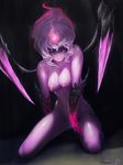  absurd_res breasts demon evelynn_(lol) female hi_res humanoid league_of_legends looking_at_viewer mayhem_(artist) nipples not_furry nude pussy_juice riot_games solo succubus video_games 
