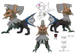  black_body chimera fur grey_fur hybrid model_sheet nintendo official_art pok&eacute;mon pok&eacute;mon_(species) type_null video_games 